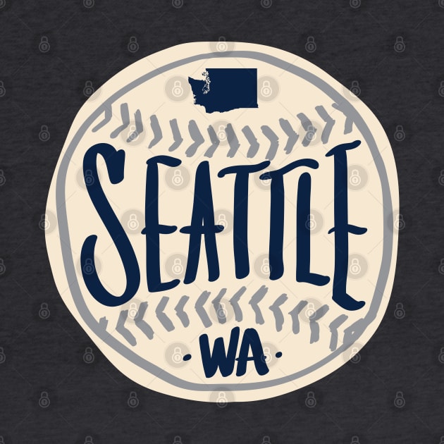 Seattle Washington Hand Drawn Script Design by goodwordsco